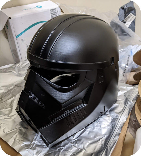 Amazing helmet designed by Yosh Studios and printed on Forge