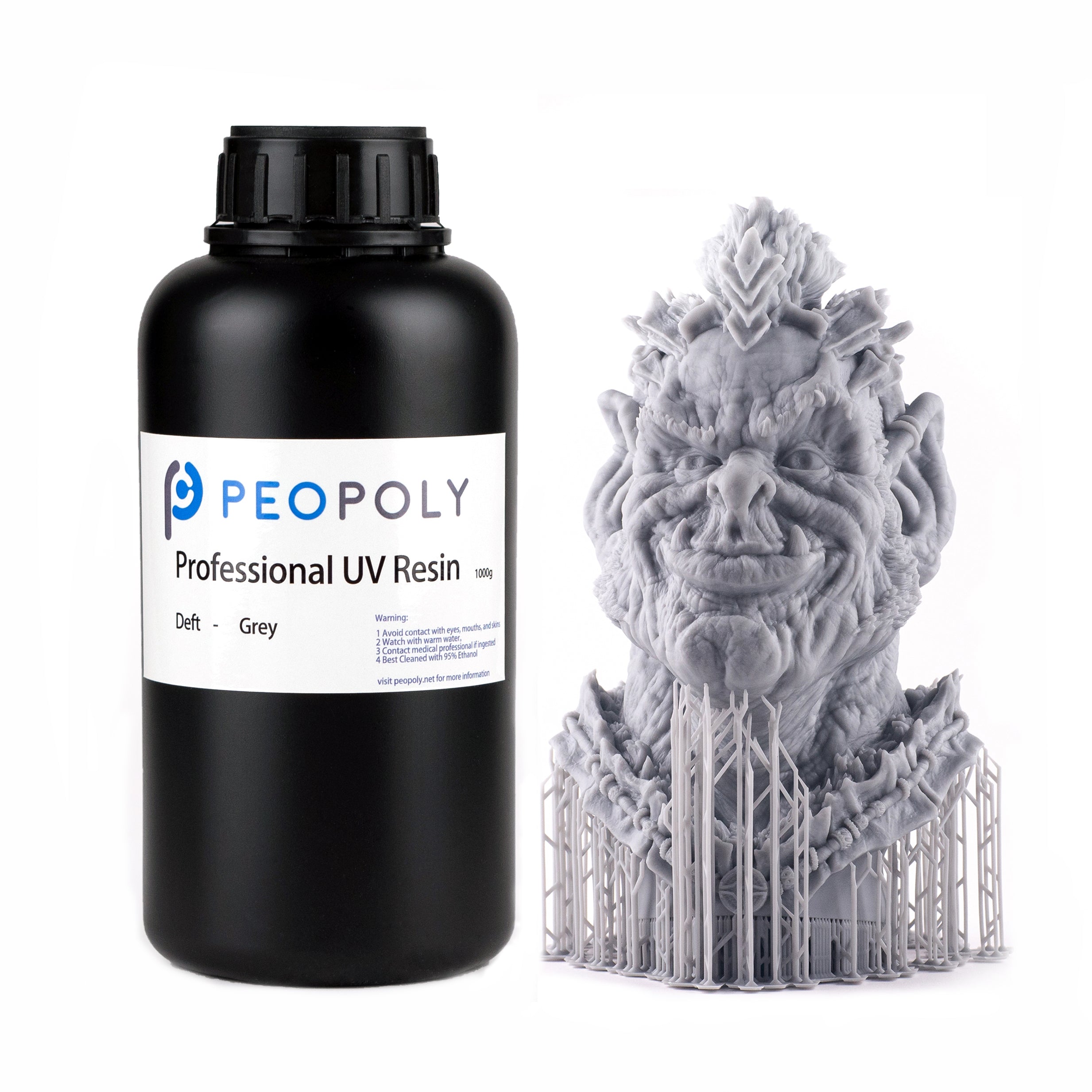 Peopoly Deft Resin (1kg) - Perfect for Large-Volume Resin Printers