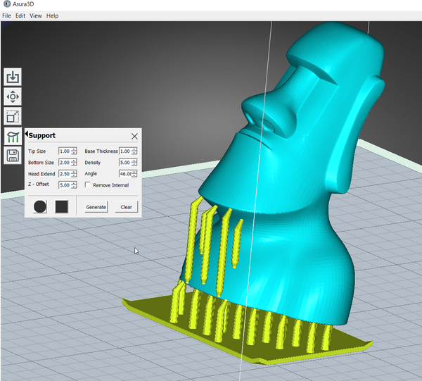 Asura 2.2.2 software by Peopoly, improve support functions, updated adjustment algorithm